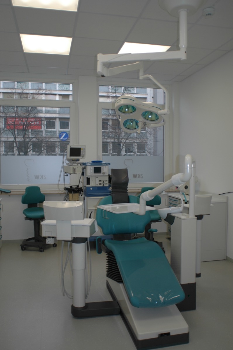 A dental treatment room